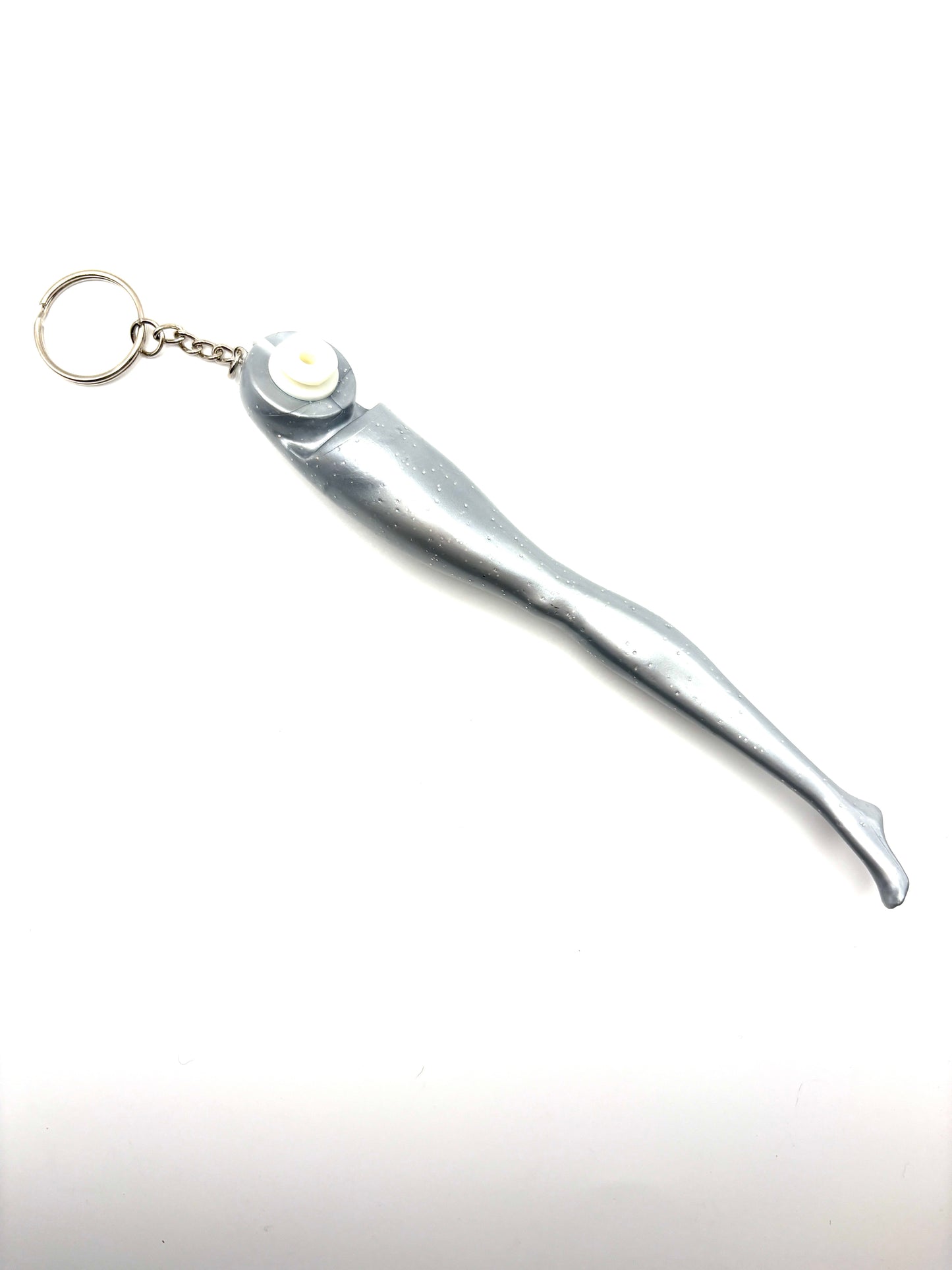 Sparkle Barbie Leg Keychain