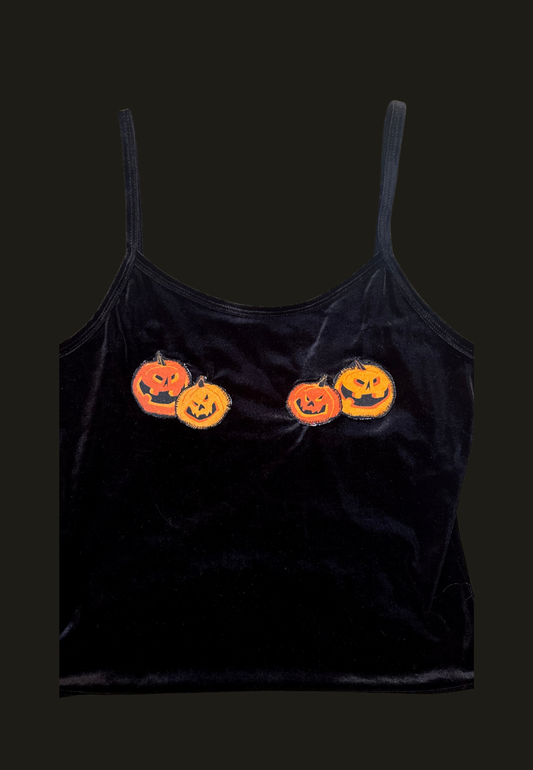 Jack-o-lantern Titty Tank