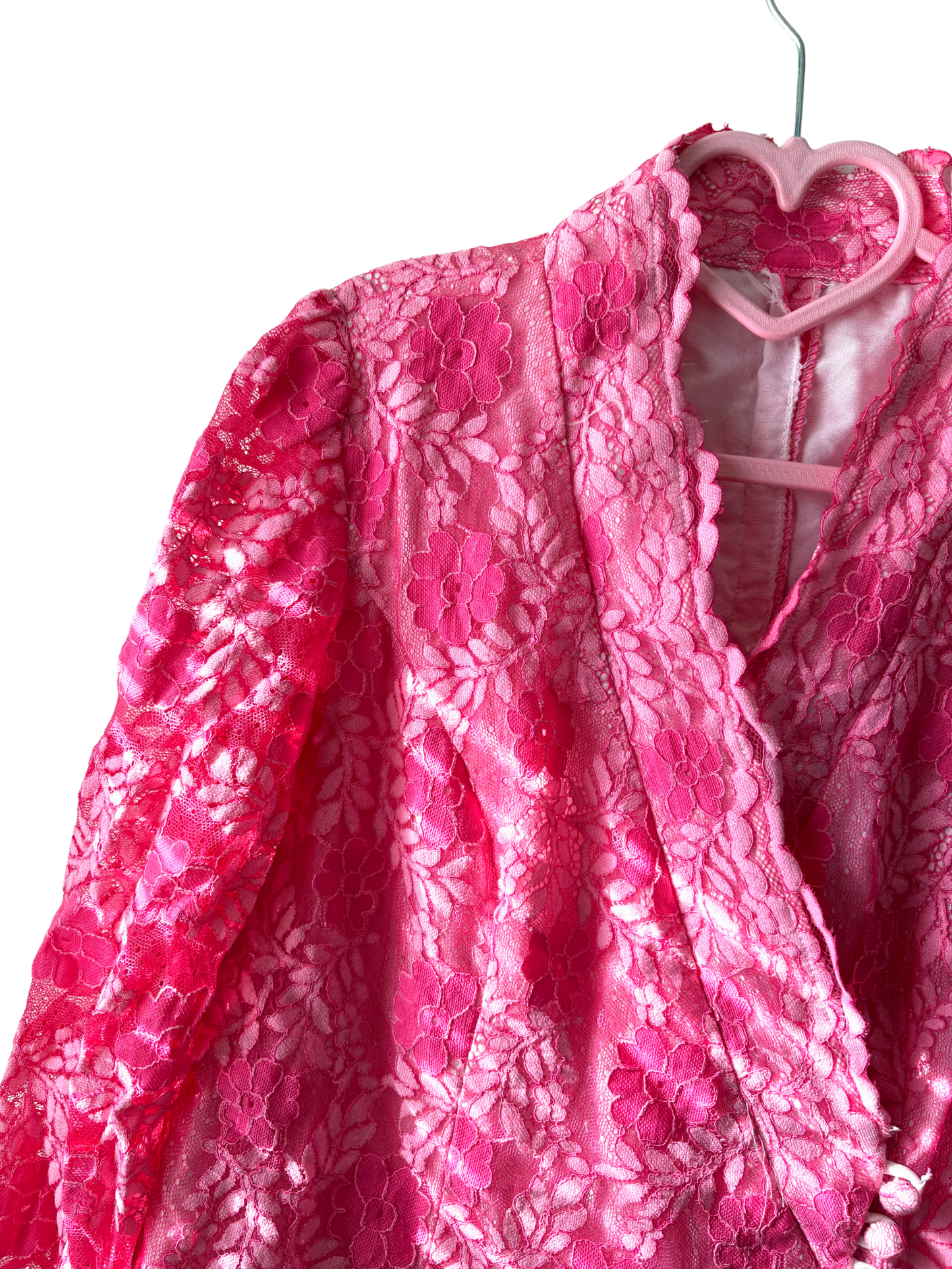 Vintage Floral Lace Blazer