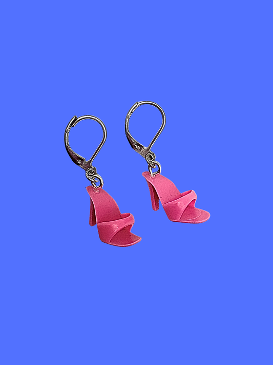 Barbie Open Toe Heel Earrings (Multiple colors)