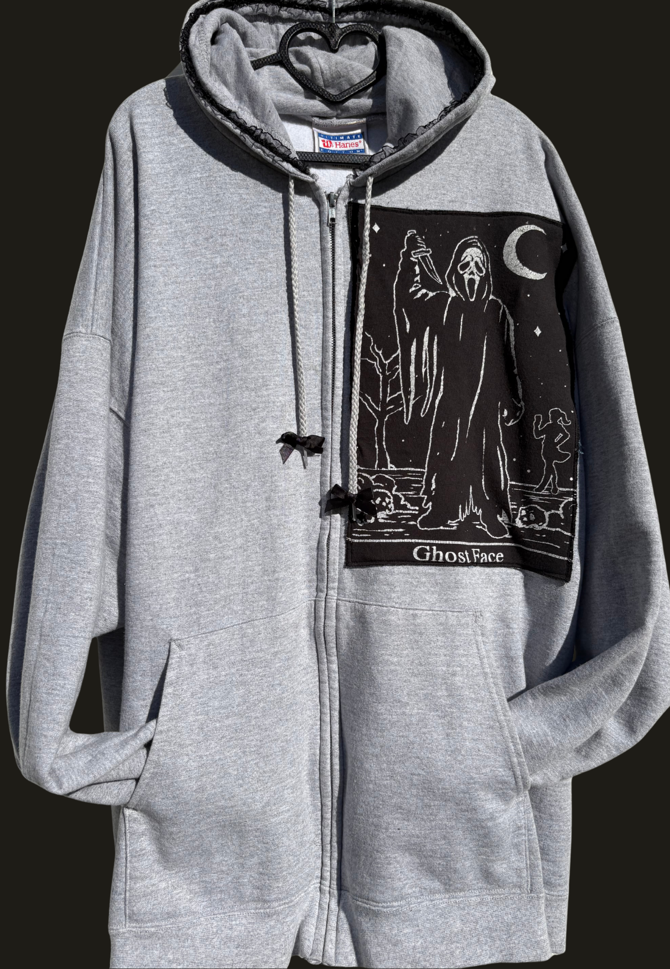 Vintage Hanes Ghostface Zip-Up Hoodie