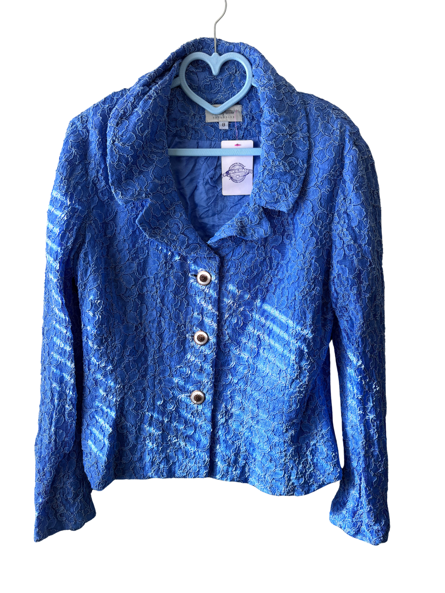 Vintage Lace Floral Blazer