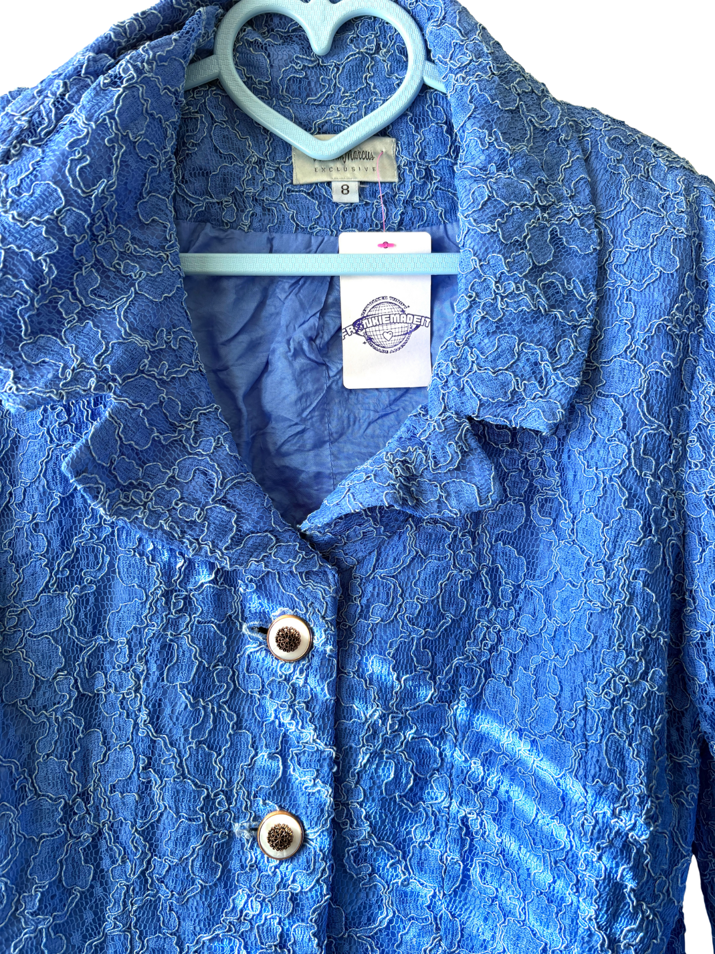 Vintage Lace Floral Blazer