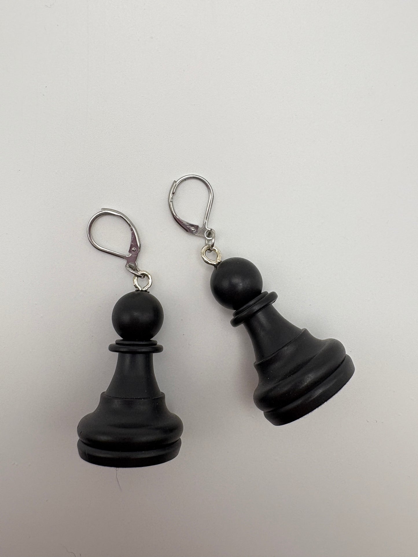 Pawn Chess Piece Earrings