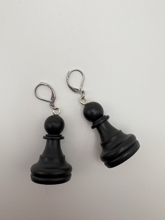 Pawn Chess Piece Earrings