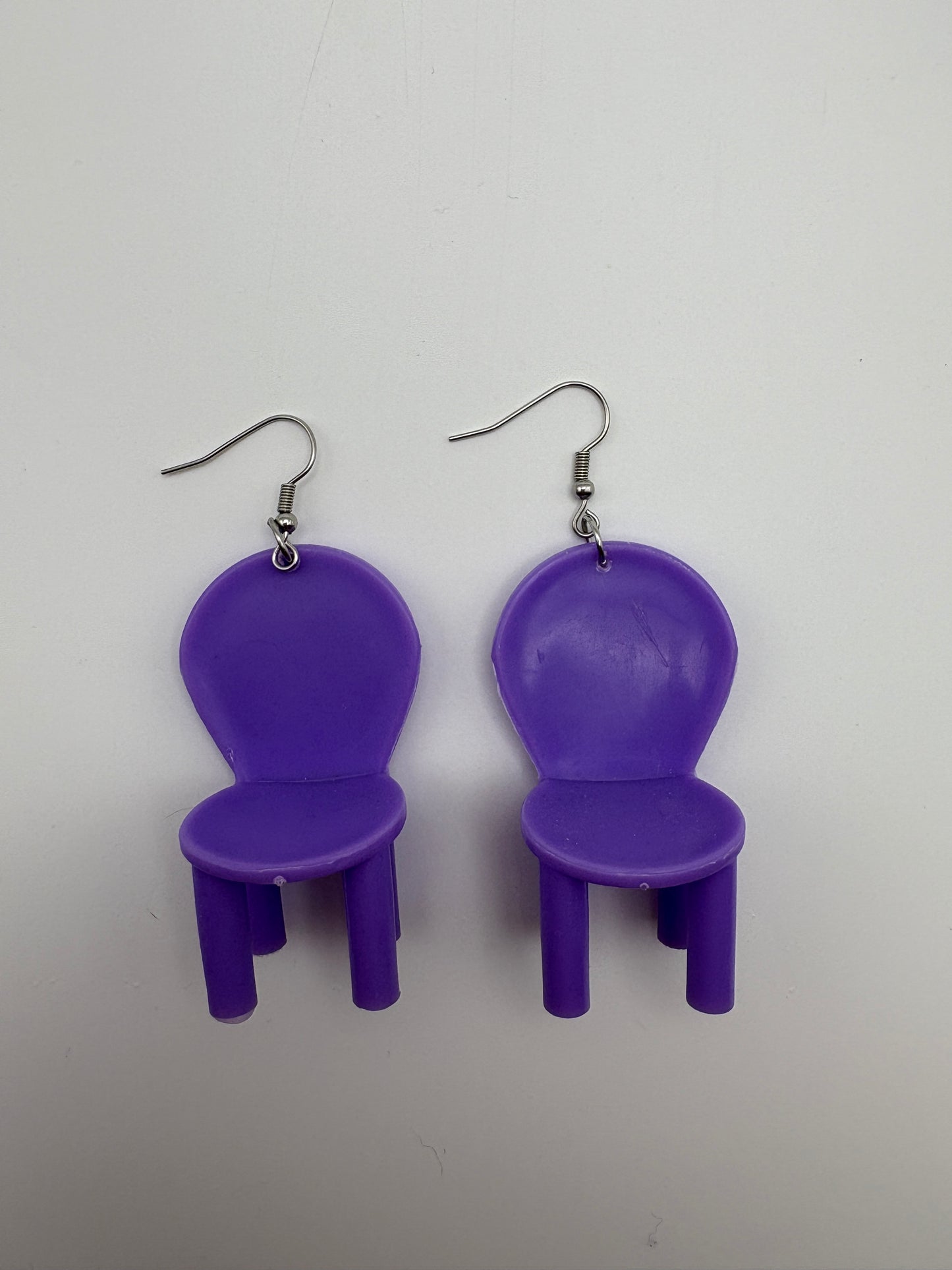 Purple Chair Earrings
