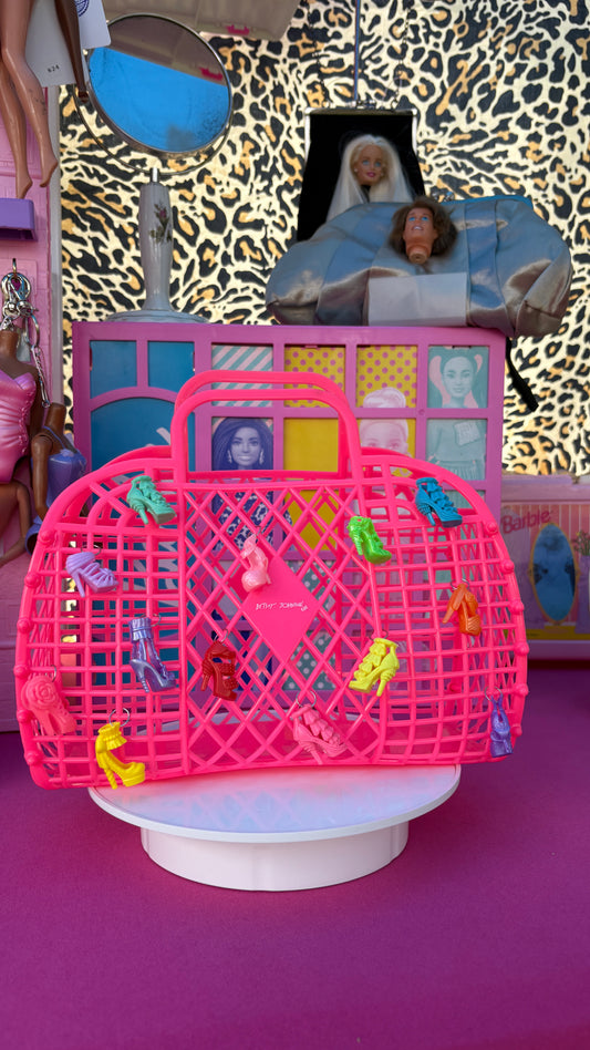 Betsey Johnson Barbie Shoe Jelly Purse