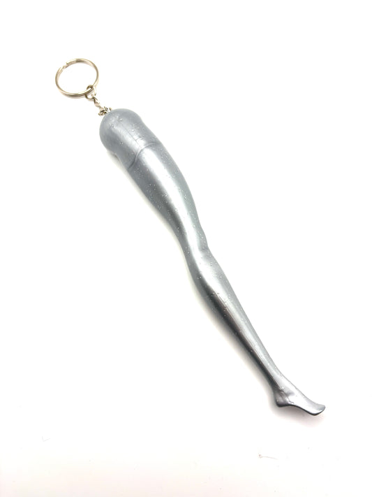Sparkle Barbie Leg Keychain