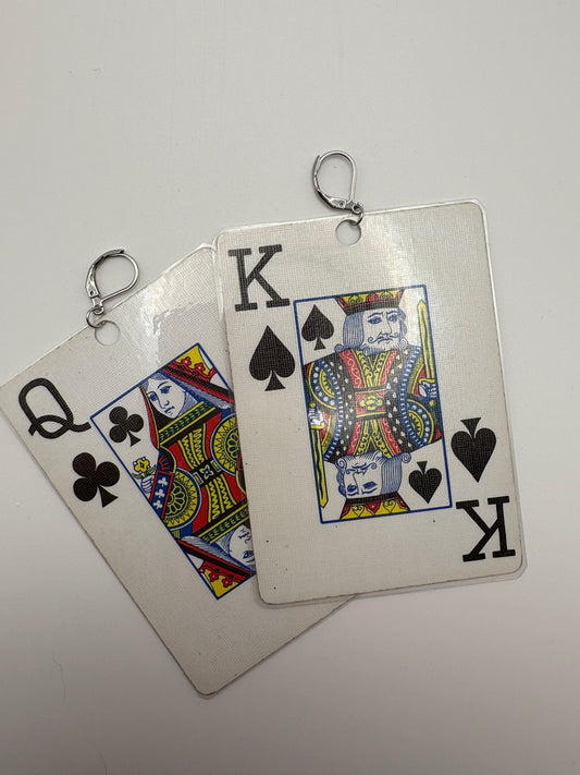 Playing Card Earrings