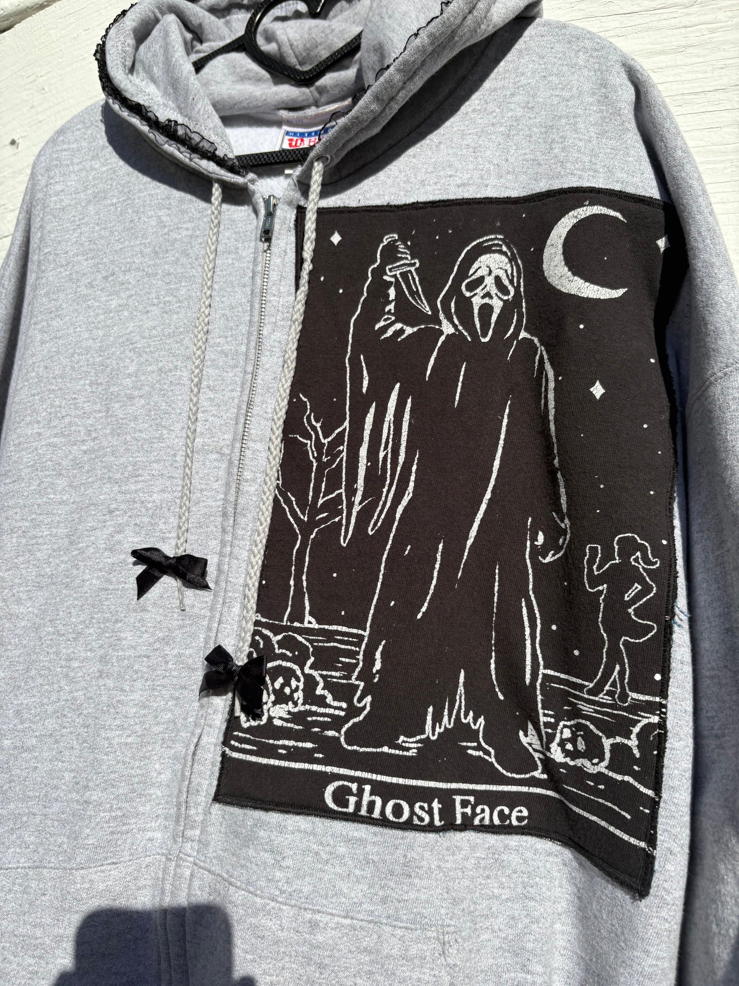 Vintage Hanes Ghostface Zip-Up Hoodie