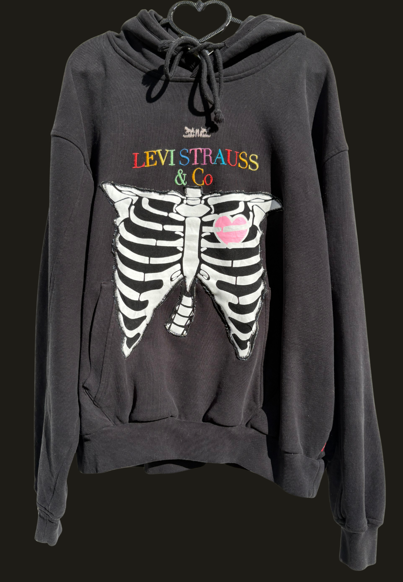 Levi Strauss Rainbow Skeleton Hoodie